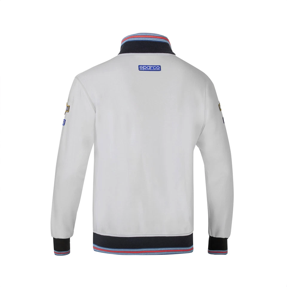 Sparco Martini Racing Mens Full Zip Sweatshirt Jacket Lancia Rally Team Fanwear - Изображение 4 из 4
