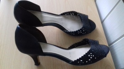Peep Toe Debenhams Navy Shoes Debenhams The Collection Ladies Navy