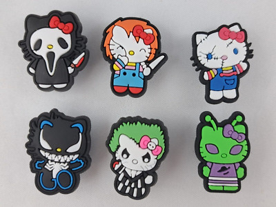 Hello Kitty Halloween Cosplay Shoe Charms/Schuhstecker/Pin für Crocs Set B