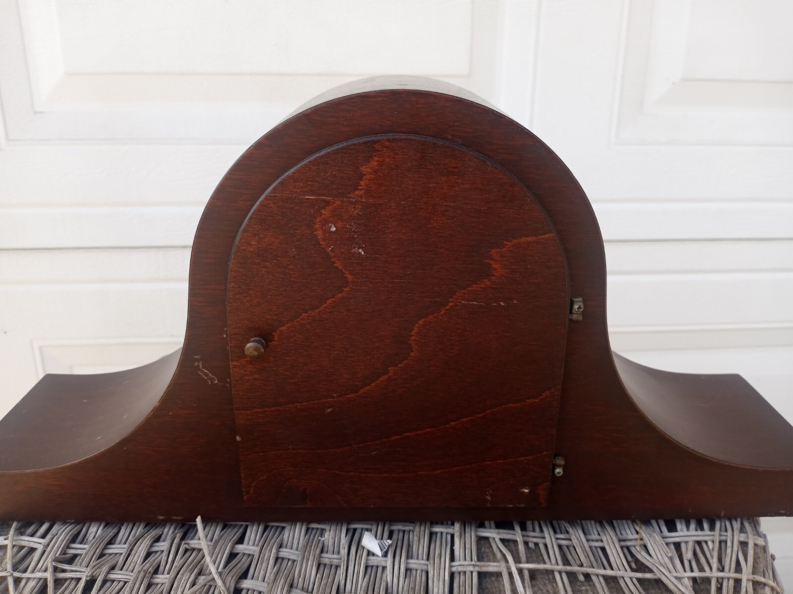 VINTAGE GERMAN SETH THOMAS MANTEL CLOCK WOODBURY 1302A MAHOGANY eBay