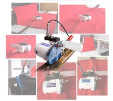 Fabric Cloth Cutter End w/86.6" 220cm Rack and Digital Counter Delay Function