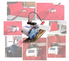 Fabric Cloth Cutter End w/86.6"(220cm) Rack and Digital Counter Delay Function