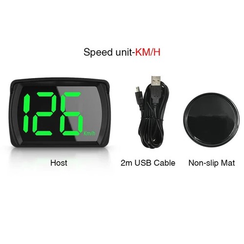 Car Digital GPS Satelite Speedo Speed KMH HUD Head Up Display Universal - Picture 7 of 7
