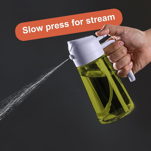 - Dispensador de aceite de oliva 16 oz/470 ml para cocina con pegatinas - 2 en 1 Sp de aceite de oliva - Imagen 5 de 12