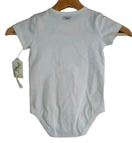 Gymboree Easter Peter Rabbit Bodysuit Boys 18-24 Months White Embroidered - Picture 4 of 8