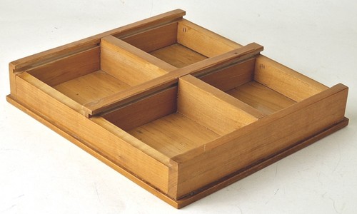 Seltene große Schatulle/ Box, Holz, handgeschnitzt, signiert, um 1950 P853 - Picture 9 of 14