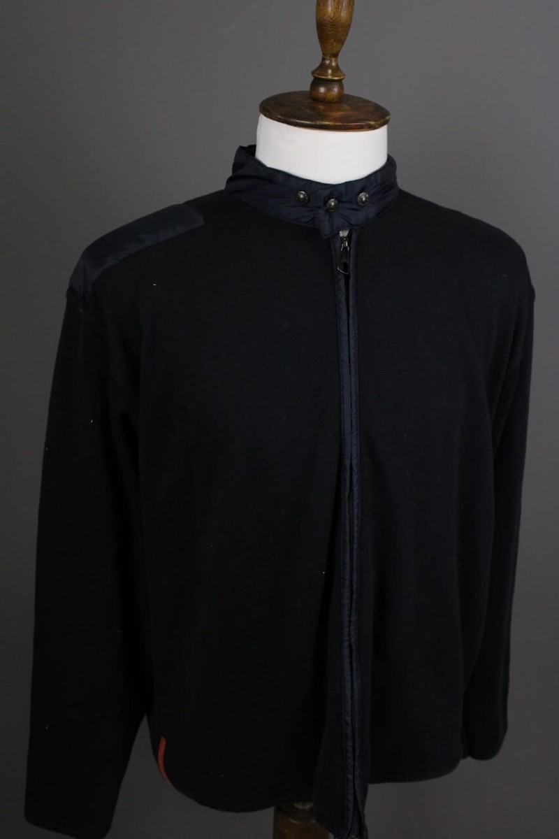 Adidas Vintage Black Full Zip High Neck Track Fleece Jacket