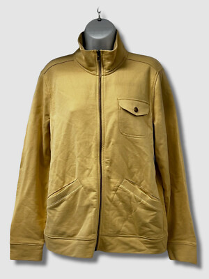 $150 Ralph Lauren Men's Beige Full Zip Mockneck Lightweight Coat Jacket Size L