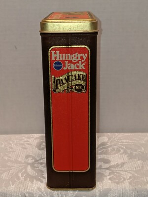 Vintage Pillsbury Hungry Jack Pancake Mix Tin Collectible Metal