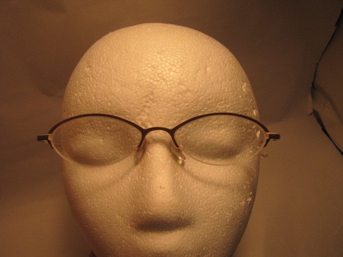  NICOLE MILLER   Dubai Black Rose Half Rim  49-16-140   e548