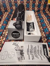 TASCO EURO CLASS 3-12X52 MATTE 30MM TUBE RIFLE SCOPE DUPLEX RETICLE 