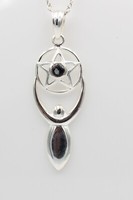 Edler 0,24 Carat Mystik Topas Design AnhäNger 925 Silber Mystischer Topas