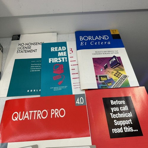 Borland Quattro Pro 4.0 Software for DOS 3.5" Floppy Disks and Reference Guides - Picture 3 of 7