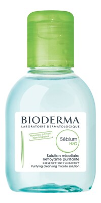 Bioderma Sebium H2O 3.33 fl oz100 ml. Travel Size - Facial Cleanser SEALED