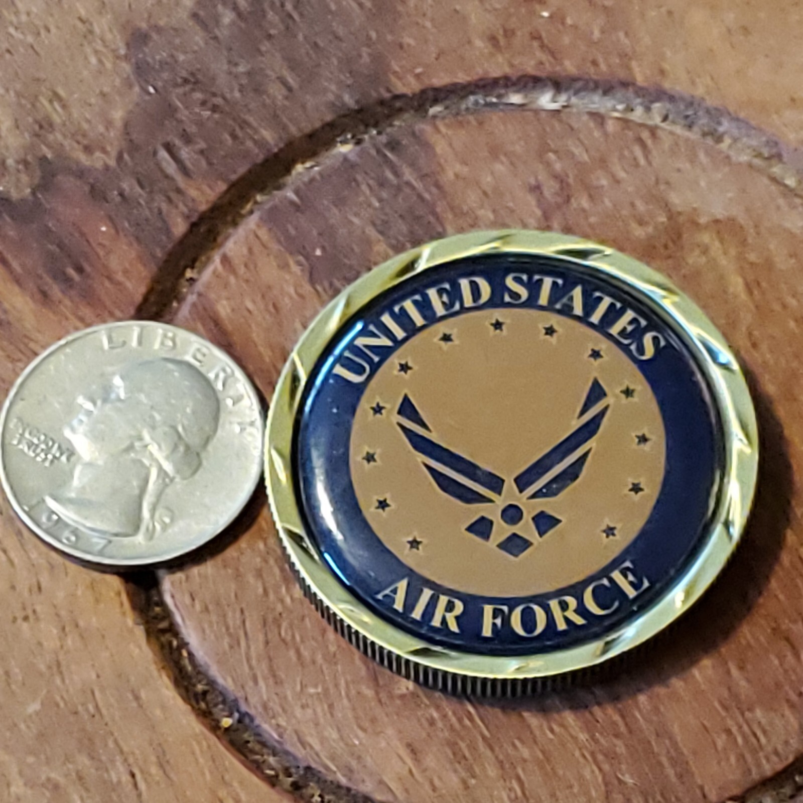 UNITED STATES AIR FORCE VETERANS CRISIS LINE CHALLENGE COIN eBay