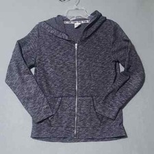 PINK VICTORIA'S SECRET Gray Full Zip Hoodie Jacket with Pocket- Size XS