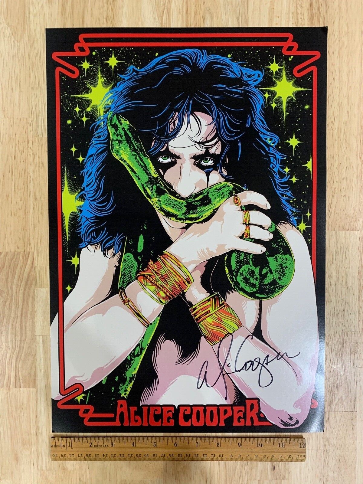 Alice Cooper VIP Merchandise 2023 Tour posters (one signed ), tote bag