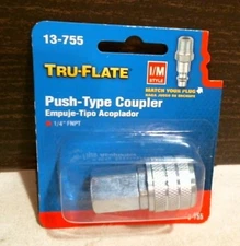 Tru-Flate 13-755 Push-Type Coupler, I/M Style, FREE SHIPPING