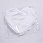 10Pcs Sublimation Blank Pillow Case Heart Shaped Cushion Cover Love DIY Printed