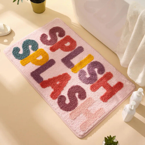 Bathroom Rugs Non-Slip Bath Mat Luxury Soft Absorbent Plush Microfiber Bath Mat - Picture 7 of 15