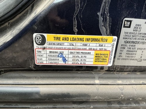 Speedometer VIN J 11th Digit Limited Fits 14-17 ACADIA 817037 - Picture 6 of 14