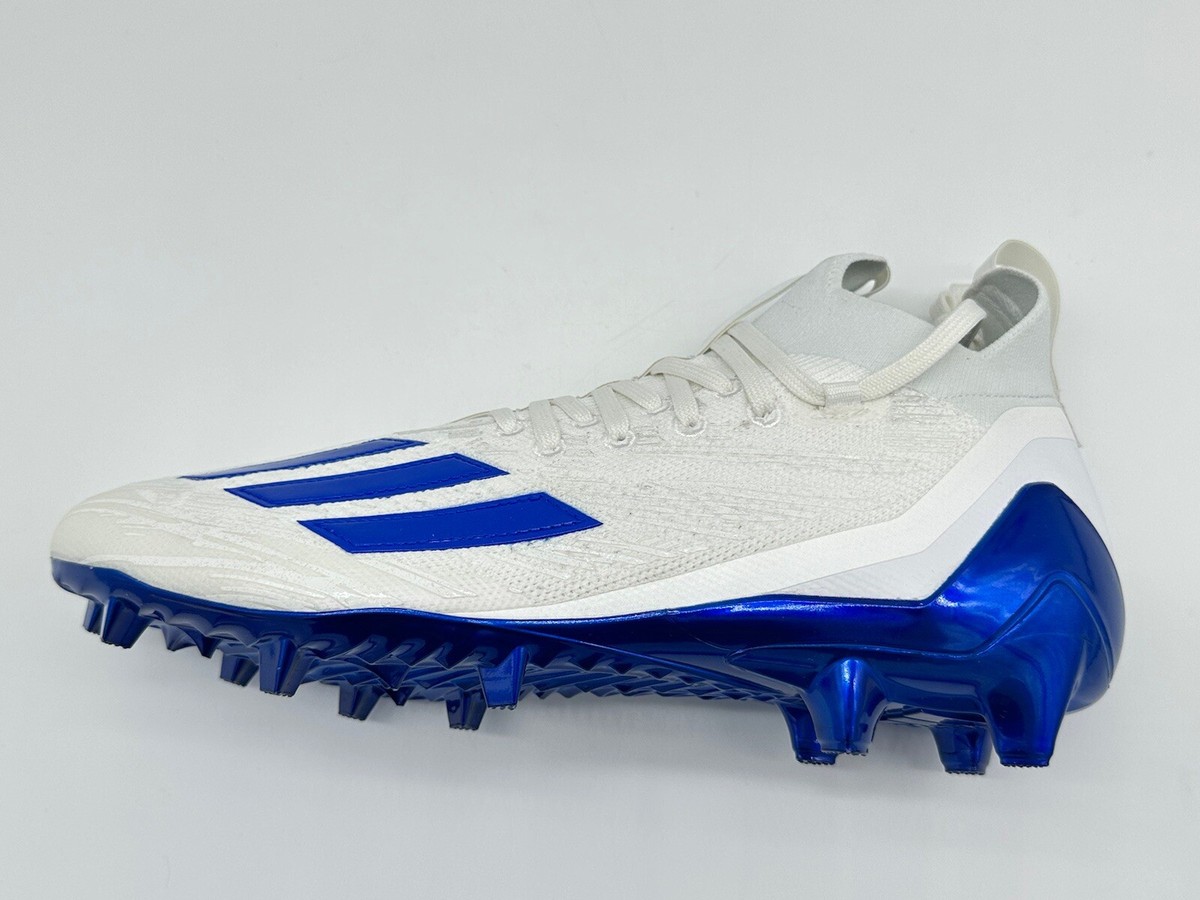 Adidas Adizero Primeknit \'White Royal Blue\' GV9621 Football Cleats Multi Size Adidas Adizero Primeknit White/ Blue Football Cleats Men main image 4