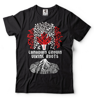 T-Shirt kanadische Wikinger Wikinger Erbe Wurzeln T-Shirt Kanada T-Shirt