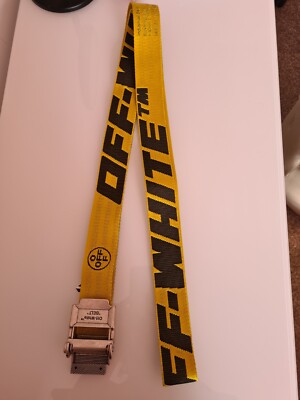 Ladies designer belt Off White Industrial Belt authentic unisex fashion  trend UK