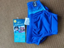 Banz Reusable Swimming Nappy UPF 50 Small Size 3-6 Months Brand New In Blue