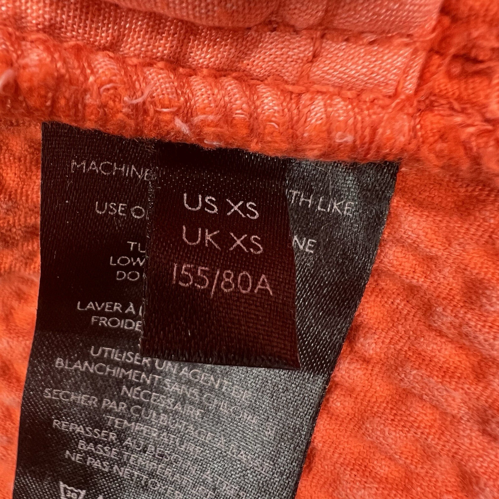 BDG Urban Outfitters Womens XS Neon Coral Corduroy Jacket Shirt Layering Grandma