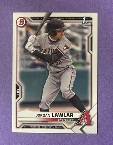 JORDAN LAWLAR - 2021 1st Bowman Draft #BD-194   FS QTY