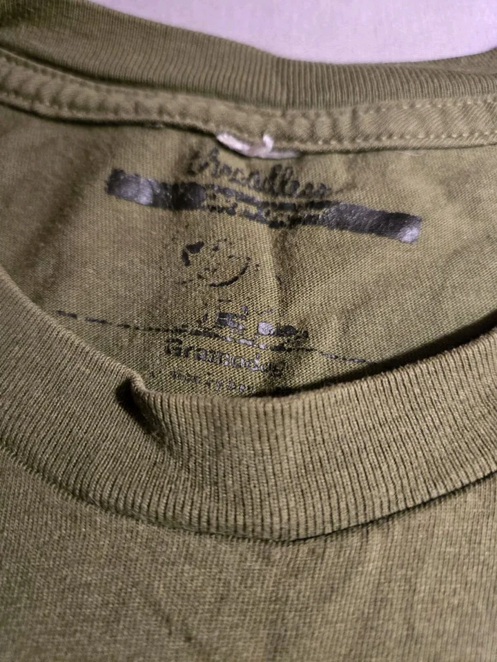 Bulldog Victrola 衬衫大号绿色无螺纹 — 第 3/4 张图片