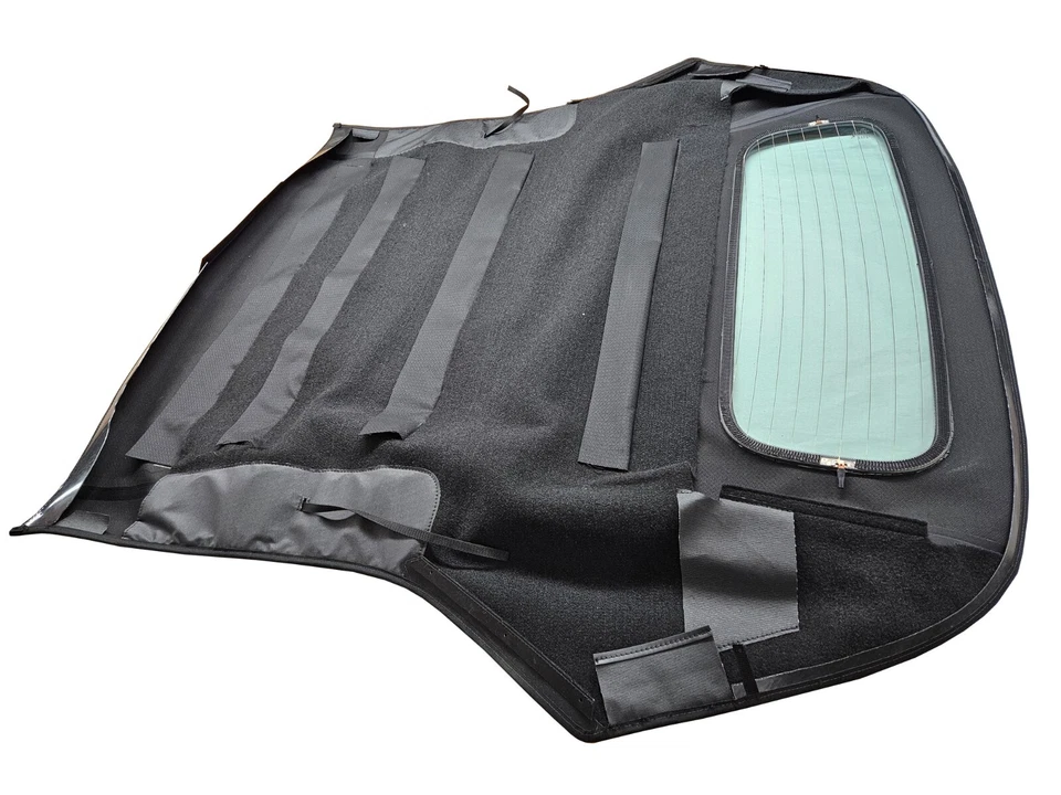 Se adapta a: Jaguar XK/XKR 2007-15 techo blando con vidrio térmico DOT tela alemana AZUL CUARZO Foto 3 de 4