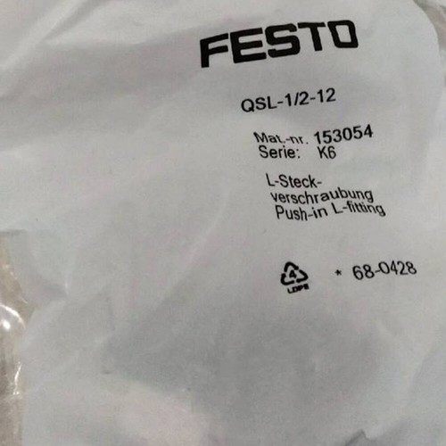 10PC For FESTO QSL-1/2-12 153054 Connectors - Bild 2 von 4