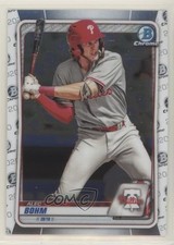 2020 Bowman Chrome Prospects Alec Bohm #BCP-29 6u5