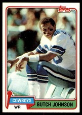 1981 Topps #229 Butch Johnson Dallas Cowboys Card