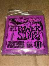 Ernie Ball 2220 Power Slinky Nickel Wound Electric Guitar Strings Custom Gauge