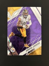 2022 Panini Phoenix - Diontae Johnson #23 Purple Lazer /99 Pittsburgh Steelers 