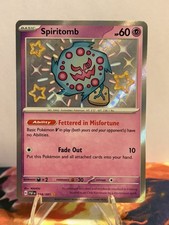 Spiritomb - 158/091 Paldean Fates Baby Shiny Holo Rare Pokemon - NM/MINT