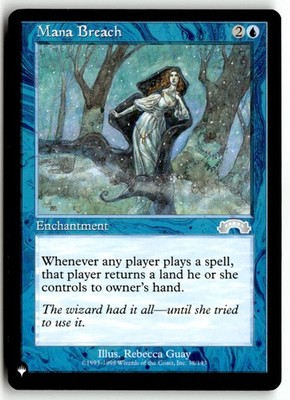 Mana Breach Lightly Played 38/143 The List Reprints Magic: The Gathering