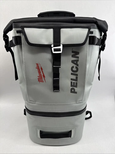 Refrigerador de mochila PELICAN 'Gris' para camping, pesca, picnics y usos al aire libre-