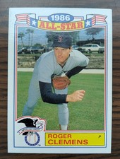 1987 Topps - Rack Pack Glossy All-Stars Roger Clemens #21 - Boston Red Sox🔥