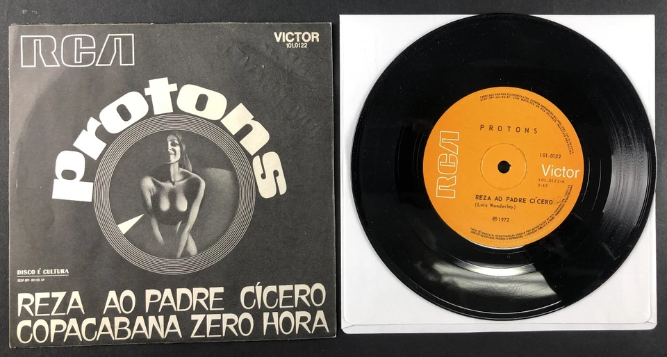 7'' PROMO Os Protons – Reza Ao Padre Cicero / Copacabana Zero Hora 1972 RCA ! NM - Bild 4 von 4