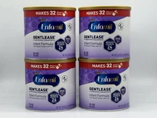 Enfamil Gentlease Milk Based w/ Iron Formula 19.9 oz Lot of 4 EXP 08/01/2026 New