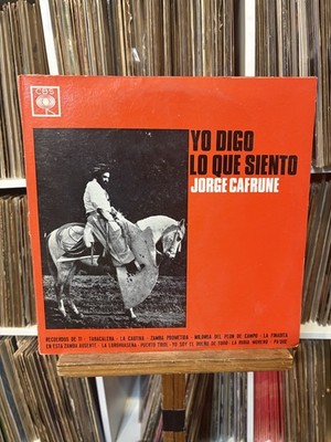 JORGE CAFRUNE YO DIGO LO QUE SIENTO LP ARGENTINA MONO 8676 CBS 1966 FOLK