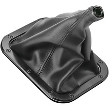 Lokar Floor Shifter Boot With Black Billet Aluminum Ring