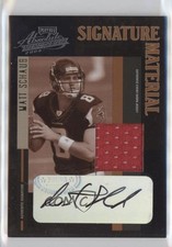 2004 Playoff Absolute Memorabilia Signature Materials /280 Matt Schaub Auto nd3