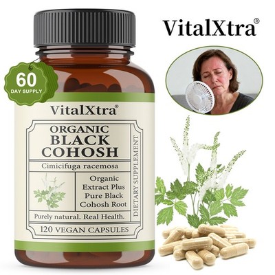 Black Cohosh Supplement-Support for Menopause Comfort & Wellbeing 30/60/120Caps