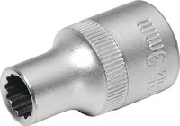 "SteckschlüSseleinsatz 1/2 \" 12-Kant SchlüSselweite 16 Mm LäNge 40 Mm Tecwerk"