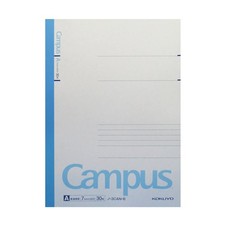 Campus notebook B5 A-ruled 30 sheets Blue No-3CAN-B